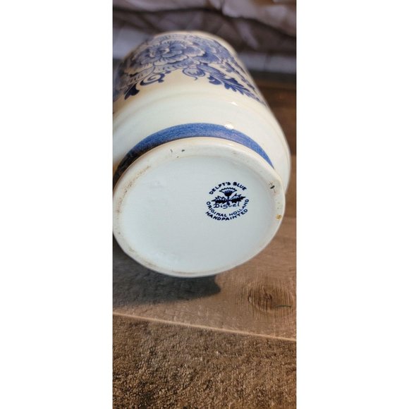 Vintage Delfts blue Distel vase pitcher Handpainte - Picture 5 of 5